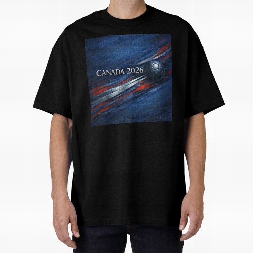 Canada 2026 Soccer Splash Classic T-Shirt Show Your Stadium Side during FIFA World Cup 2026 USA Canada Mexico Connected to CR7 and Messi, Germany Energy, Retro Football Energy, Iconic Rivalries, Trophy Chase Drama and Stadium Atmosphere; Ideal for