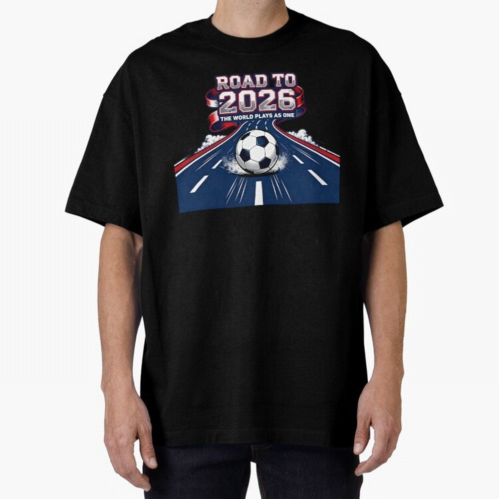 Road to 2026 ¨C The World Plays as One Classic T-Shirt Celebrate the Stars of FIFA World Cup 2026 with Cristiano Ronaldo, Spain Energy, Worldwide Fan Energy, Dramatic Goals, Stadium Lights and Championship Celebrations; Made for Collectors Who