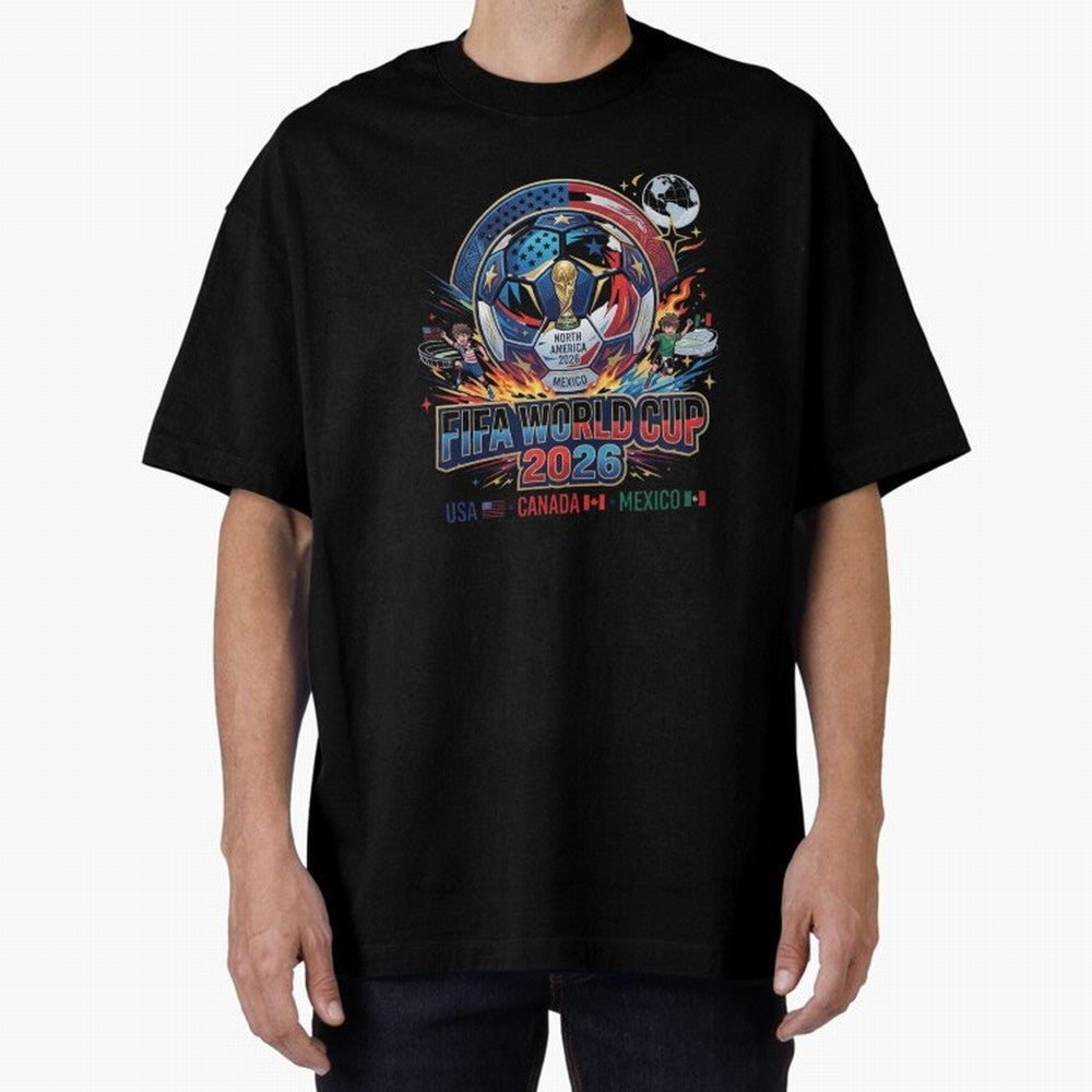 FIFA World Cup 2026 North America - USA Canada Mexico Soccer Classic T-Shirt Carry National Pride through the FIFA World Cup 2026 Journey through Messi Highlights, Spain and Netherlands Pride, Football History, Final Match Energy, Crowd Noise and