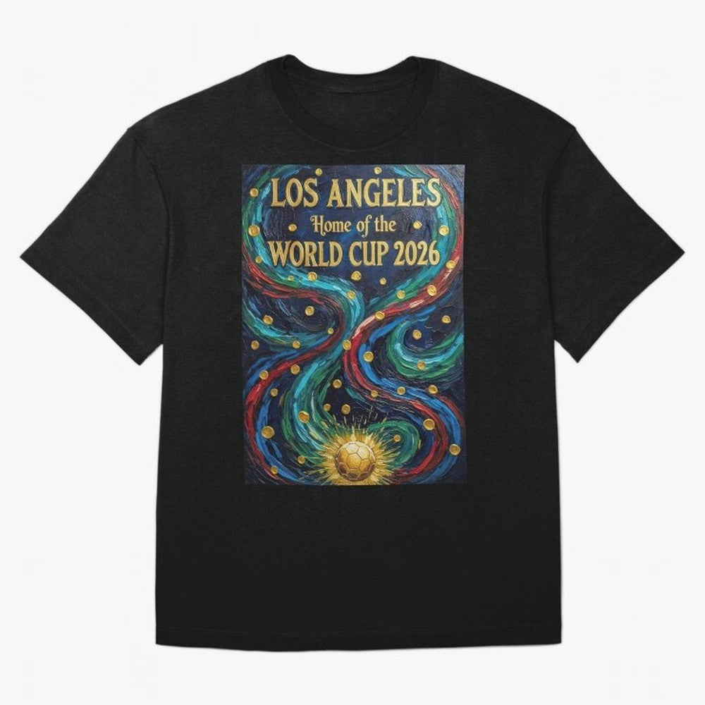 Los Angeles Home of the World Cup 2026 Soccer Fan ¡ª Moody Jewel Art Print Classic T-Shirt Turn Every Weekend Toward Match Day Hype around FIFA World Cup 2026 Group Stage, Mbappe and Neymar, Spain and Netherlands, Fan Favorite Moments, National