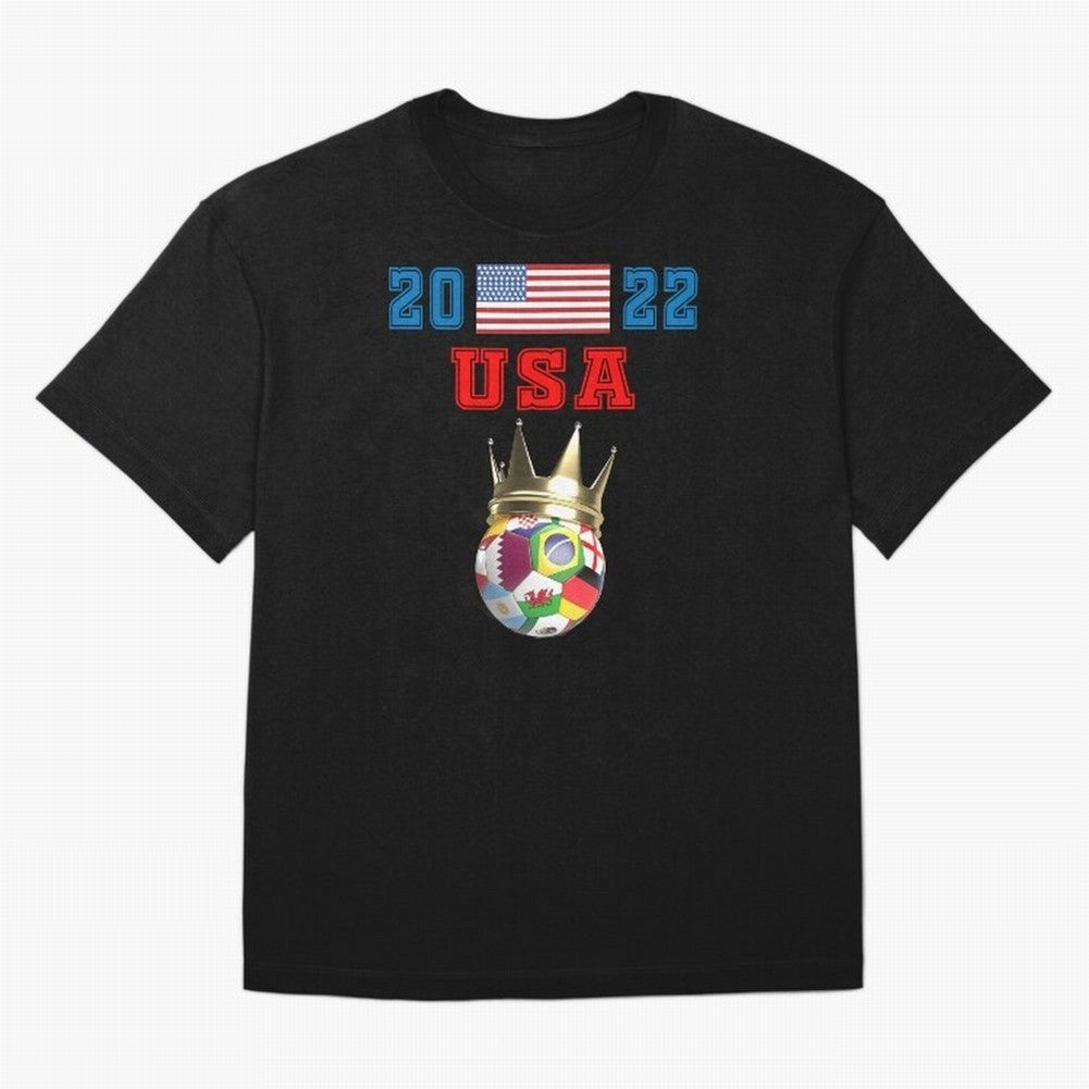 Keep Calm and support USA Football Flag Soccer Jersey Classic T-Shirt Bring World Football Passion into the FIFA World Cup 2026 Journey through Haaland Highlights, Netherlands Pride, Goal Celebration Energy, Supporter Heritage, Football Icons and