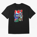 Glitched United 2026 - North America Tournament Emblem Classic T-Shirt Keep the Legacy of the FIFA World Cup 2026 Group Stage Journey through Messi, Neymar and Mbappe Highlights, England Pride, Match Day Excitement, Supporter Culture, Golden Goals