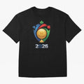 Golden Soccer Ball 2026 Host Nations Emblem Classic T-Shirt Refresh FIFA World Cup 2026 USA Canada Mexico Filled with Neymar, Spain and Netherlands Energy, Stadium Chants, National Pride, Trophy Dreams and Unforgettable Football Memories; Perfect