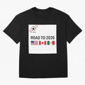 Road to World Cup 2026 Football Journey Classic T-Shirt Unlock FIFA World Cup 2026 USA Canada Mexico for Fans of Haaland and Mbappe and England, France and Netherlands, Bringing Fan Favorite Moments, National Team Passion, Big Match Drama and