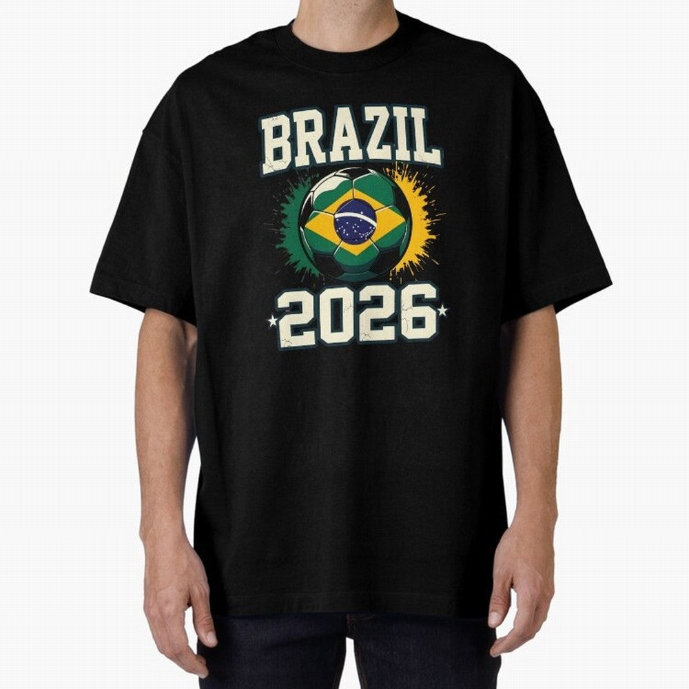 Brazil Soccer Football 2026 Classic T-Shirt Carry Match Day Hype around FIFA World Cup 2026 USA Canada Mexico, Messi, Neymar and Mbappe, Spain and Netherlands, Fan Favorite Moments, National Team Passion, Big Match Drama and Soccer History; Great