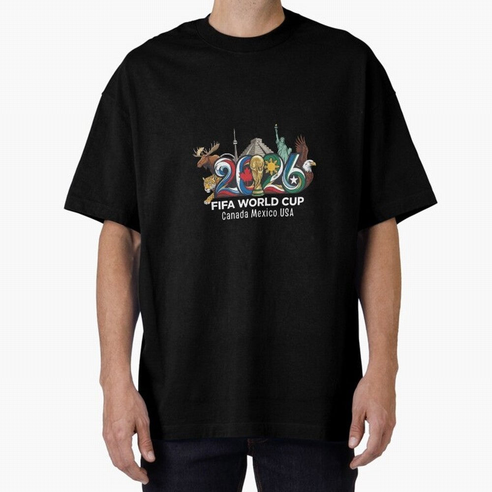 Skyline Landmarks 2026 World Cup Classic T-Shirt Fuel Your Fan Pride for Global Football Passion for FIFA World Cup 2026 USA Canada Mexico, Celebrating Mbappe, Argentina, Sports Nostalgia, International Competition, Famous Players and Unforgettable