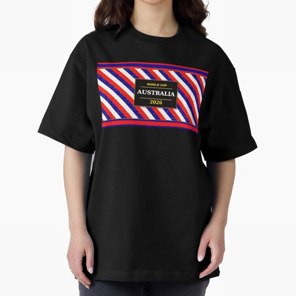 Australia Football Fan 2026 Black Flag Colors Pattern Classic T-Shirt Bring the FIFA World Cup 2026 USA Canada Mexico Journey through Haaland Highlights, Germany Pride, Supporter Pride, Iconic Celebrations, Legendary Names and Global Match Day
