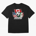 Soccer 2026 USA Canada Mexico ¨C World Football Flags Classic T-Shirt Showcase FIFA World Cup 2026 Group Stage for Fans of Messi, CR7 and Mbappe and France and Portugal, Bringing Fan Favorite Moments, National Team Passion, Big Match Drama and