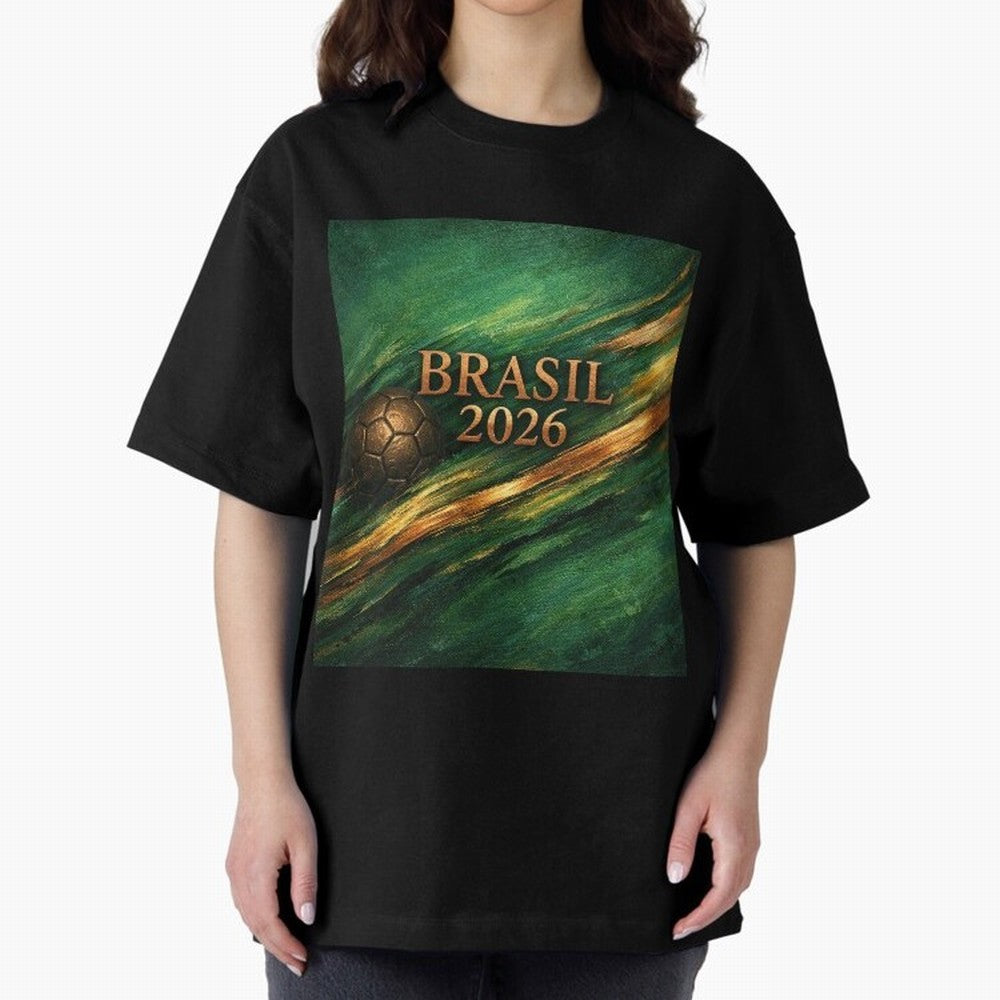 Brasil 2026 Soccer Theme Dark Green Classic T-Shirt Show Support during the FIFA World Cup 2026 Journey through CR7 Highlights, Netherlands Pride, Match Day Excitement, Supporter Culture, Golden Goals and Global Football Passion; Created for Match