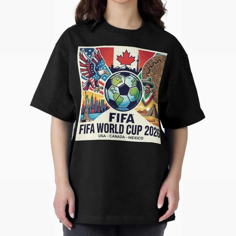North America United Soccer 2026 Vintage Crest Classic T-Shirt Celebrate Golden Goal Energy in FIFA World Cup 2026 Group Stage for Fans of Messi and Cristiano Ronaldo and Argentina, Bringing Match Day Excitement, Supporter Culture, Golden Goals and