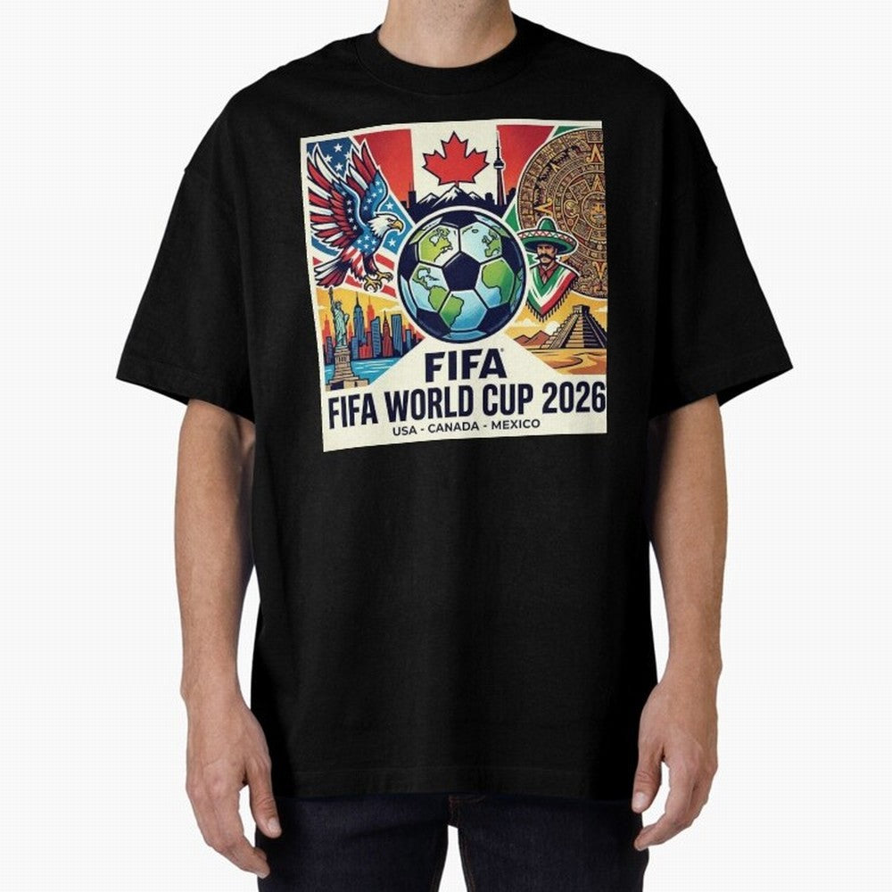 North America United Soccer 2026 Vintage Crest Classic T-Shirt Celebrate Golden Goal Energy in FIFA World Cup 2026 Group Stage for Fans of Messi and Cristiano Ronaldo and Argentina, Bringing Match Day Excitement, Supporter Culture, Golden Goals and