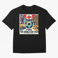 North America United Soccer 2026 Vintage Crest Classic T-Shirt Celebrate Golden Goal Energy in FIFA World Cup 2026 Group Stage for Fans of Messi and Cristiano Ronaldo and Argentina, Bringing Match Day Excitement, Supporter Culture, Golden Goals and