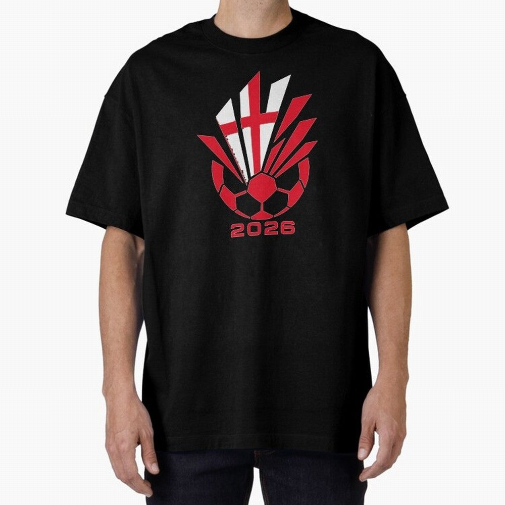 England Soccer 2026 Cross Burst Emblem Classic T-Shirt Bring Match Day Fire to FIFA World Cup 2026 USA Canada Mexico for Fans of CR7 and Messi and England and Germany, Bringing Match Day Excitement, Supporter Culture, Golden Goals and Global