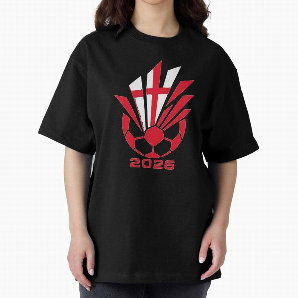 England Soccer 2026 Cross Burst Emblem Classic T-Shirt Bring Match Day Fire to FIFA World Cup 2026 USA Canada Mexico for Fans of CR7 and Messi and England and Germany, Bringing Match Day Excitement, Supporter Culture, Golden Goals and Global