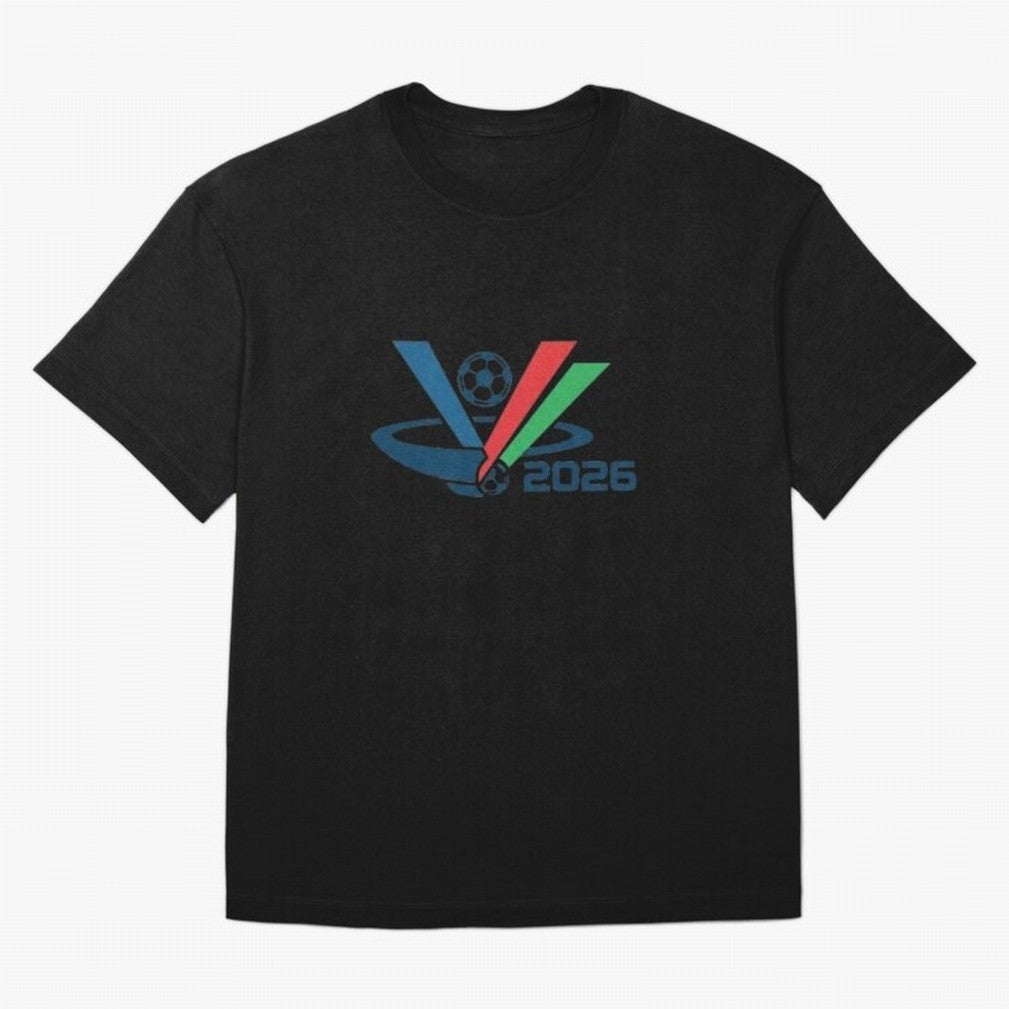 Minimalist FIFA 2026 V-Logo Design Classic T-Shirt Showcase FIFA World Cup 2026 Group Stage Spirit, Featuring Netherlands, Cristiano Ronaldo, Stadium Memories, Football Loyalty, International Chants and Championship Tradition; Perfect for People