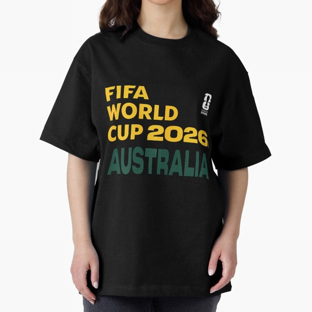 World Cup26 Australia Block Letters Classic T-Shirt Celebrate the Magic of FIFA World Cup 2026 USA Canada Mexico Featuring Mbappe, England, France and Netherlands Energy, Retro Football Energy, Iconic Rivalries, Trophy Chase Drama and Stadium