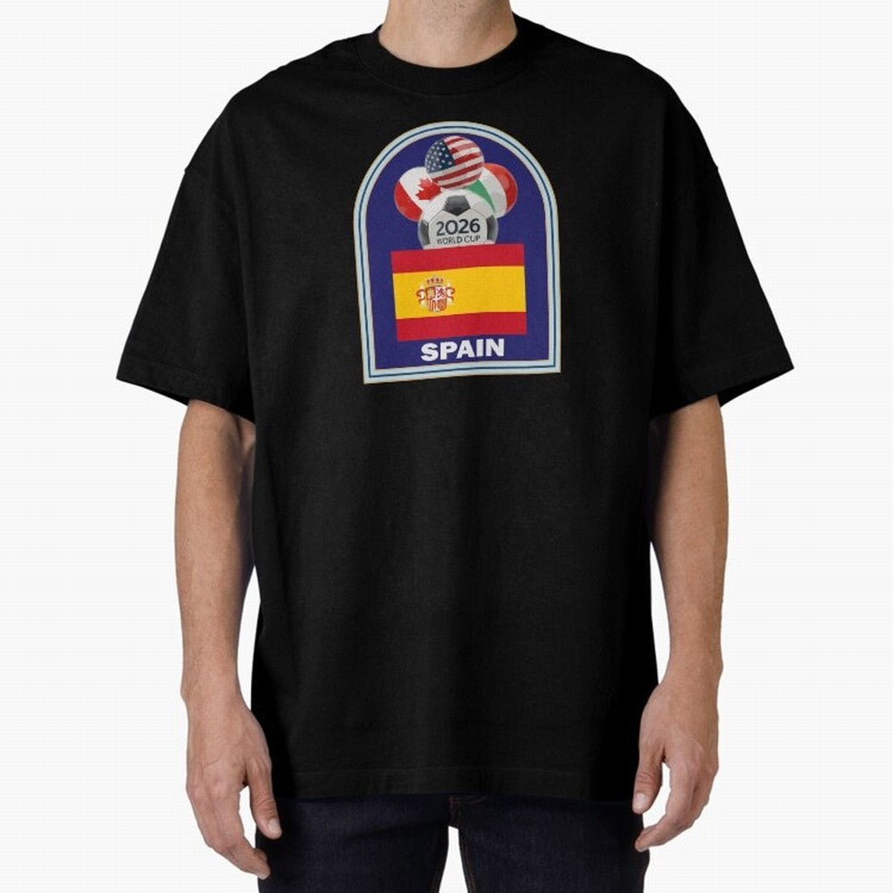 Spain 2026 Soccer T-shirt Classic T-Shirt Discover FIFA World Cup 2026 Group Stage with Messi, Argentina and Brazil Energy, Sports Nostalgia, International Competition, Famous Players and Unforgettable Victories; Perfect for People Who Love