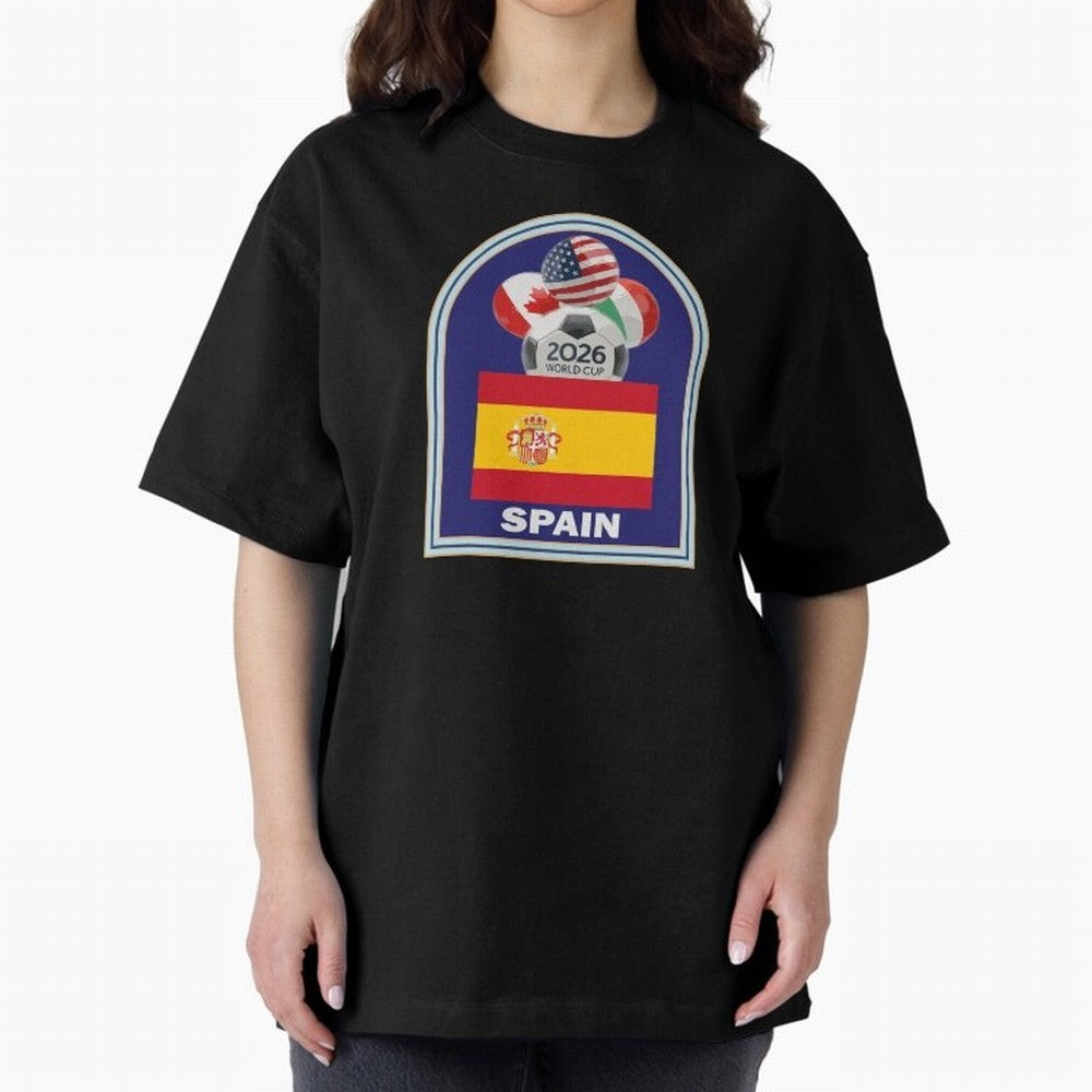 Spain 2026 Soccer T-shirt Classic T-Shirt Discover FIFA World Cup 2026 Group Stage with Messi, Argentina and Brazil Energy, Sports Nostalgia, International Competition, Famous Players and Unforgettable Victories; Perfect for People Who Love