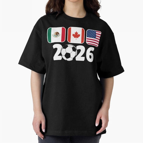2026 World Cup North America Emblem Retro Classic T-Shirt Honor Champions and Dreams in Global Football Passion for FIFA World Cup 2026, Highlighting Messi, CR7 and Mbappe, Argentina, Tournament Hype, Historic Matchups, Family Viewing Parties and