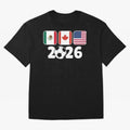 2026 World Cup North America Emblem Retro Classic T-Shirt Honor Champions and Dreams in Global Football Passion for FIFA World Cup 2026, Highlighting Messi, CR7 and Mbappe, Argentina, Tournament Hype, Historic Matchups, Family Viewing Parties and