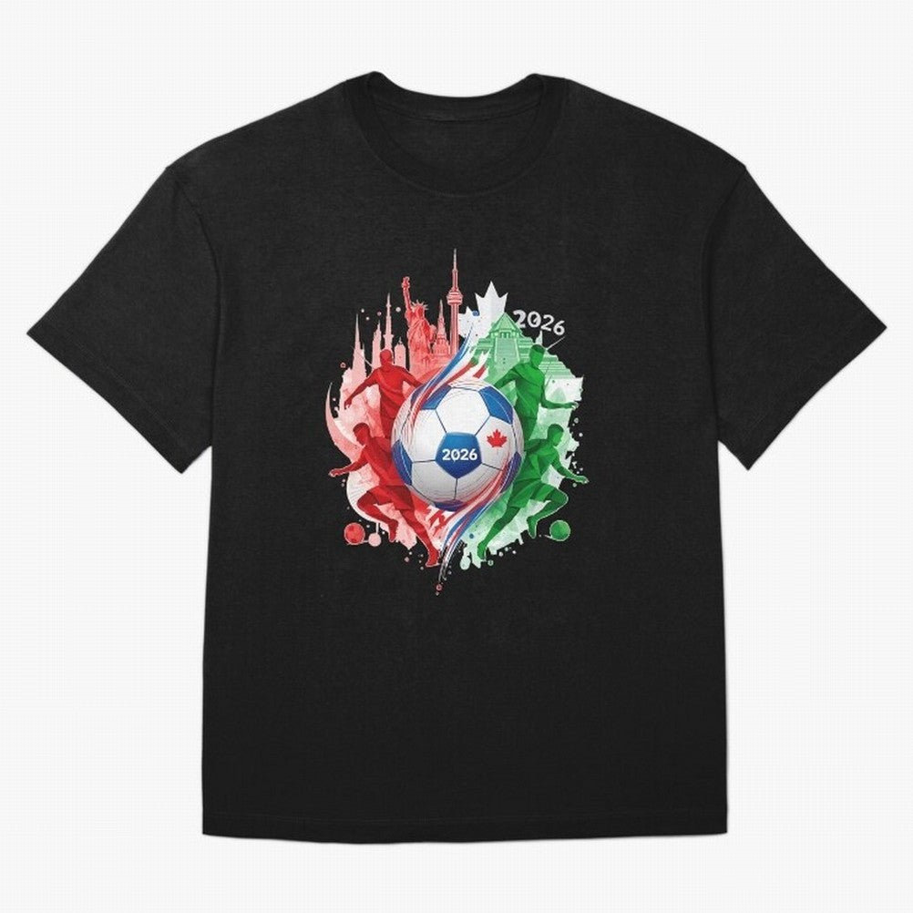 Internation Unity 2026 Classic T-Shirt Celebrate Golden Goal Energy in Match Day Hype around FIFA World Cup 2026, Messi, Argentina and Brazil, Football Passion, Legendary Performances, Festival Vibes and Supporter Community; Perfect for Fans,