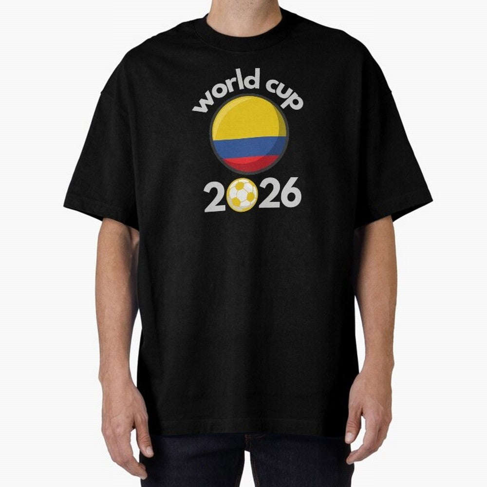 Columbia Flag World Cup 2026 Soccer Design ¨C Columbian Football Futbol Classic T-Shirt Embrace Global Football Passion for FIFA World Cup 2026 Group Stage, Featuring Cristiano Ronaldo, Argentina, Worldwide Fan Energy, Dramatic Goals, Stadium