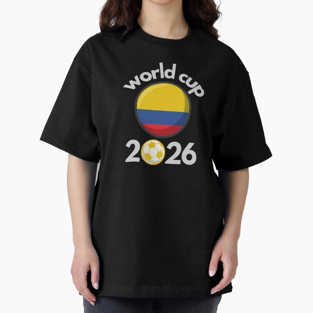 Columbia Flag World Cup 2026 Soccer Design ¨C Columbian Football Futbol Classic T-Shirt Embrace Global Football Passion for FIFA World Cup 2026 Group Stage, Featuring Cristiano Ronaldo, Argentina, Worldwide Fan Energy, Dramatic Goals, Stadium