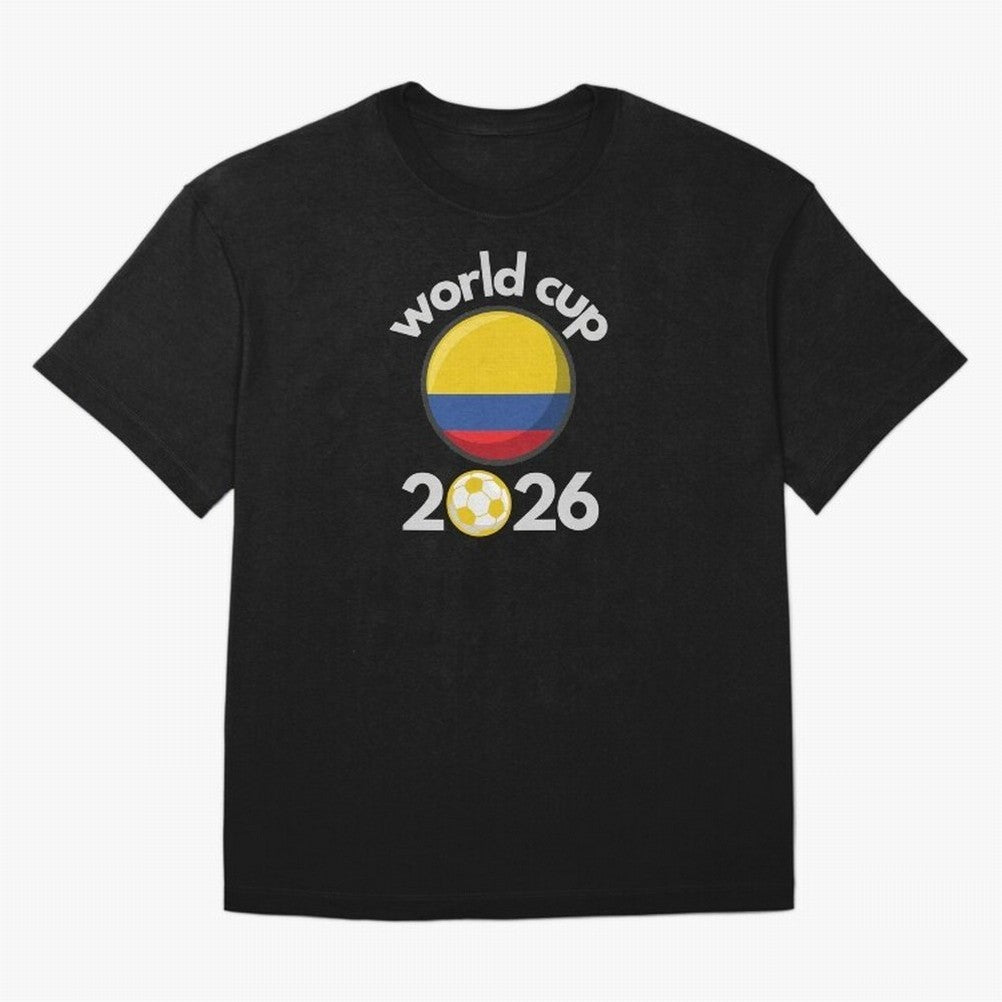 Columbia Flag World Cup 2026 Soccer Design ¨C Columbian Football Futbol Classic T-Shirt Embrace Global Football Passion for FIFA World Cup 2026 Group Stage, Featuring Cristiano Ronaldo, Argentina, Worldwide Fan Energy, Dramatic Goals, Stadium