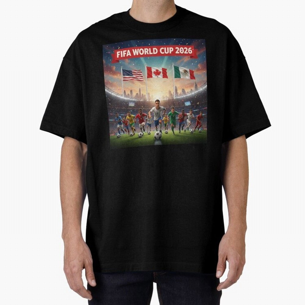 ? Global Football 2026 ¨C USA Canada Mexico #football 2026 Classic T-Shirt Show Fan Pride Across Match Day Hype around FIFA World Cup 2026 Group Stage, Neymar, Haaland and Cristiano Ronaldo, Brazil, Portugal and Argentina, Champion Mindset, Group