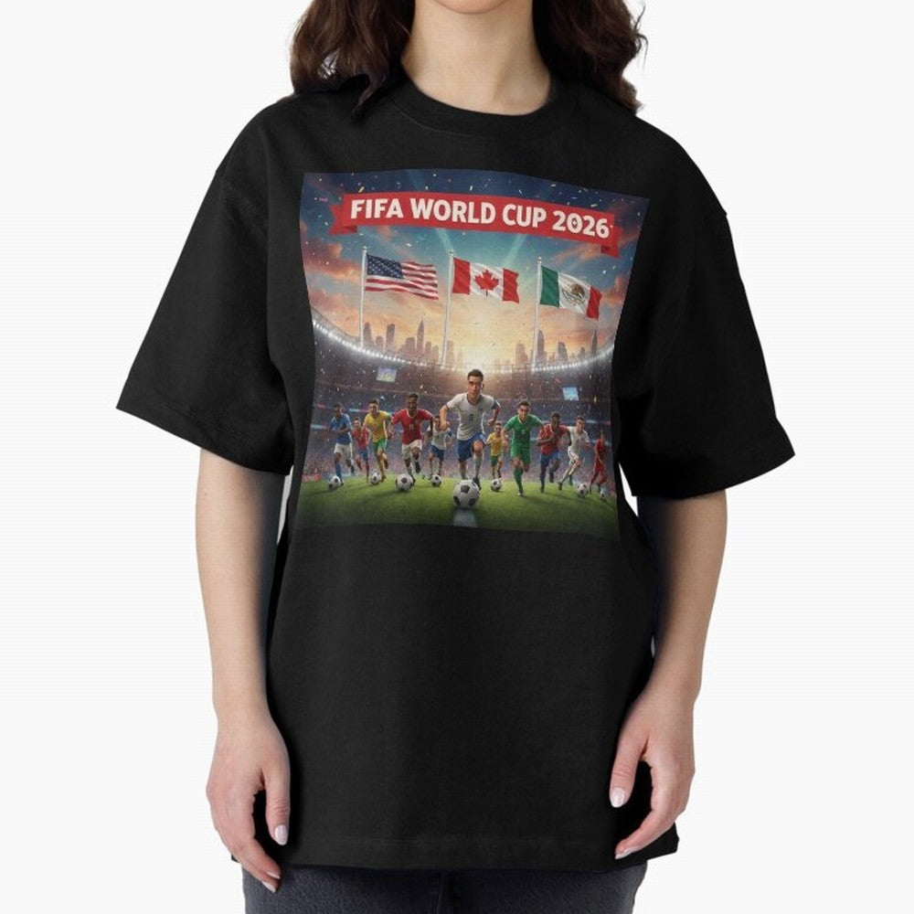 ? Global Football 2026 ¨C USA Canada Mexico #football 2026 Classic T-Shirt Show Fan Pride Across Match Day Hype around FIFA World Cup 2026 Group Stage, Neymar, Haaland and Cristiano Ronaldo, Brazil, Portugal and Argentina, Champion Mindset, Group