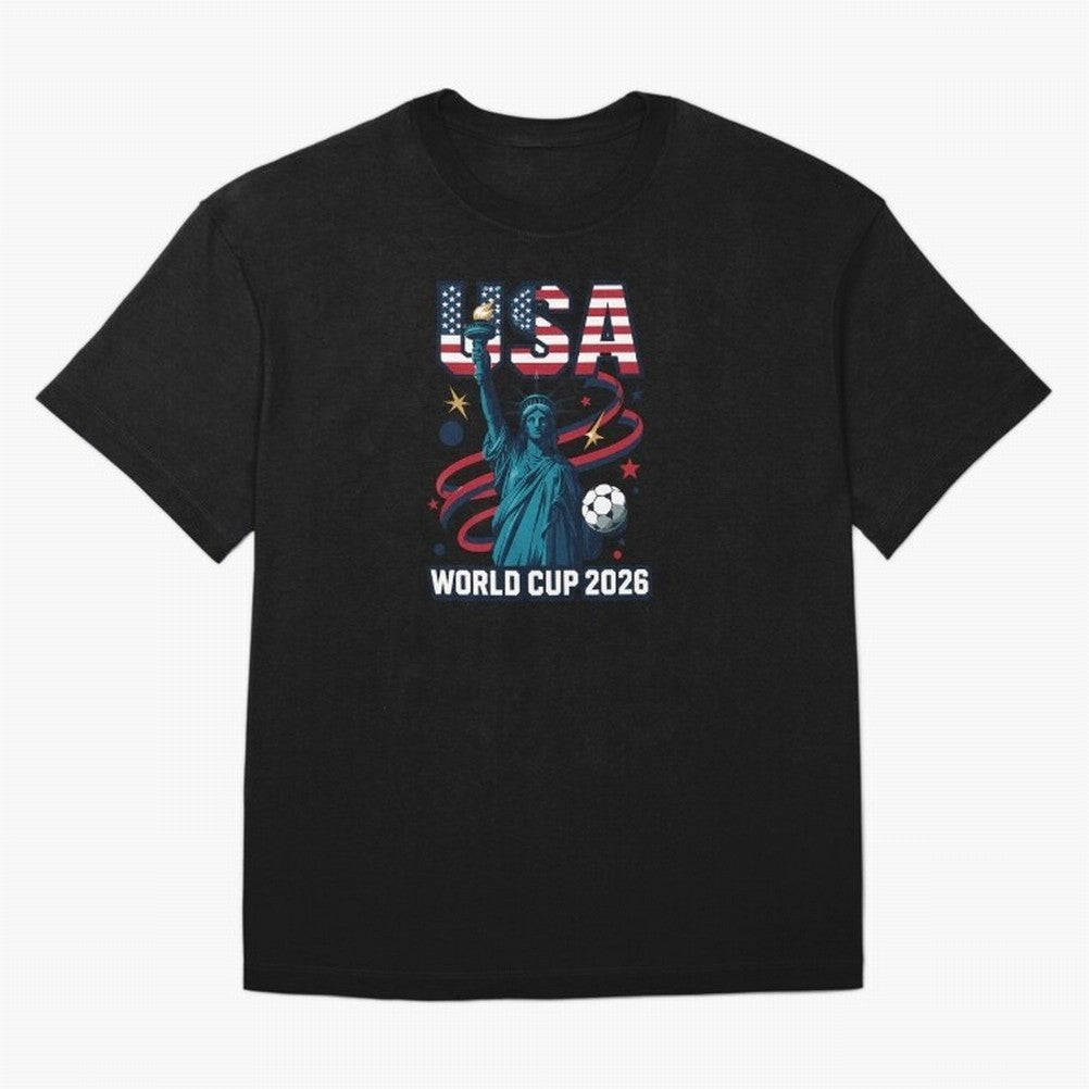 Official USA World Cup 2026 Merchandise Classic T-Shirt Honor the FIFA World Cup 2026 USA Canada Mexico Journey through Messi, Neymar and Mbappe Highlights, Argentina and Brazil Pride, Match Day Excitement, Supporter Culture, Golden Goals and