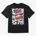 USA 2026 Soccer World Cup Pattern - Artistic Picasso Style Football Classic T-Shirt Back the Journey through FIFA World Cup 2026 USA Canada Mexico Inspired by Haaland, Germany Energy, Global Supporter Spirit, Legendary Goals, National Colors and