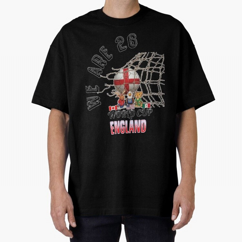 World cup 26 - England Classic T-Shirt Celebrate the Stars of FIFA World Cup 2026 Group Stage Spirit, Filled with Brazil, Portugal and Argentina, Messi, Neymar and Mbappe, Tournament Hype, Historic Matchups, Family Viewing Parties and Global Sports