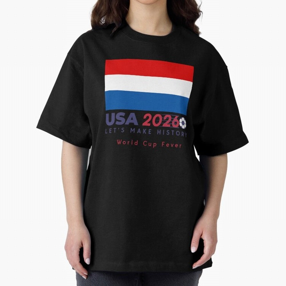 USA 2026 World Cup Americas football. Classic T-Shirt Represent Fans Who Live for FIFA World Cup 2026 for Fans of Messi and Cristiano Ronaldo and England, Bringing Tournament Hype, Historic Matchups, Family Viewing Parties and Global Sports Pride;