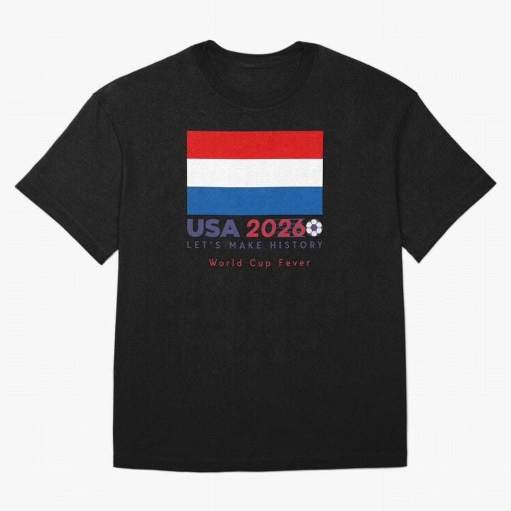 USA 2026 World Cup Americas football. Classic T-Shirt Represent Fans Who Live for FIFA World Cup 2026 for Fans of Messi and Cristiano Ronaldo and England, Bringing Tournament Hype, Historic Matchups, Family Viewing Parties and Global Sports Pride;