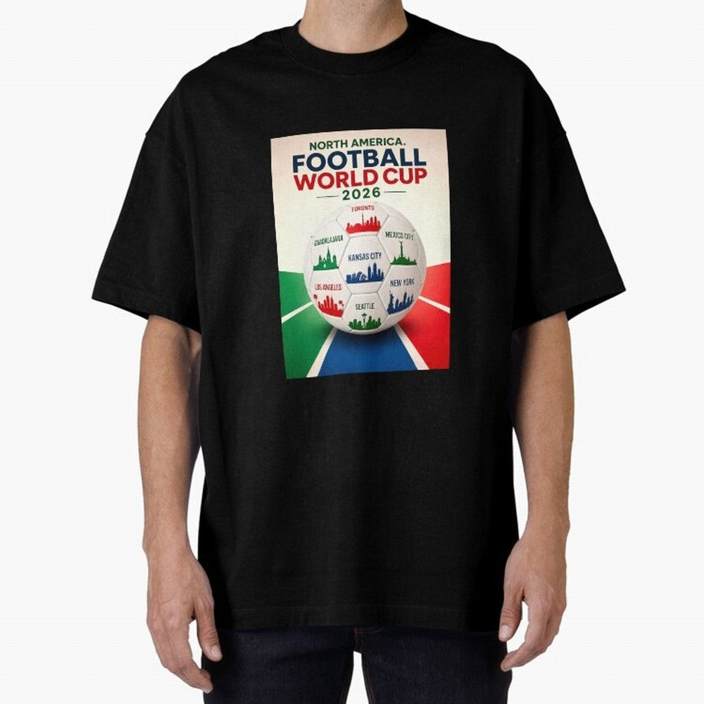 North America Football 2026 Classic T-Shirt Capture Match Day Hype around FIFA World Cup 2026, Messi, CR7 and Mbappe, England, France and Netherlands, Tournament Hype, Historic Matchups, Family Viewing Parties and Global Sports Pride; Perfect for