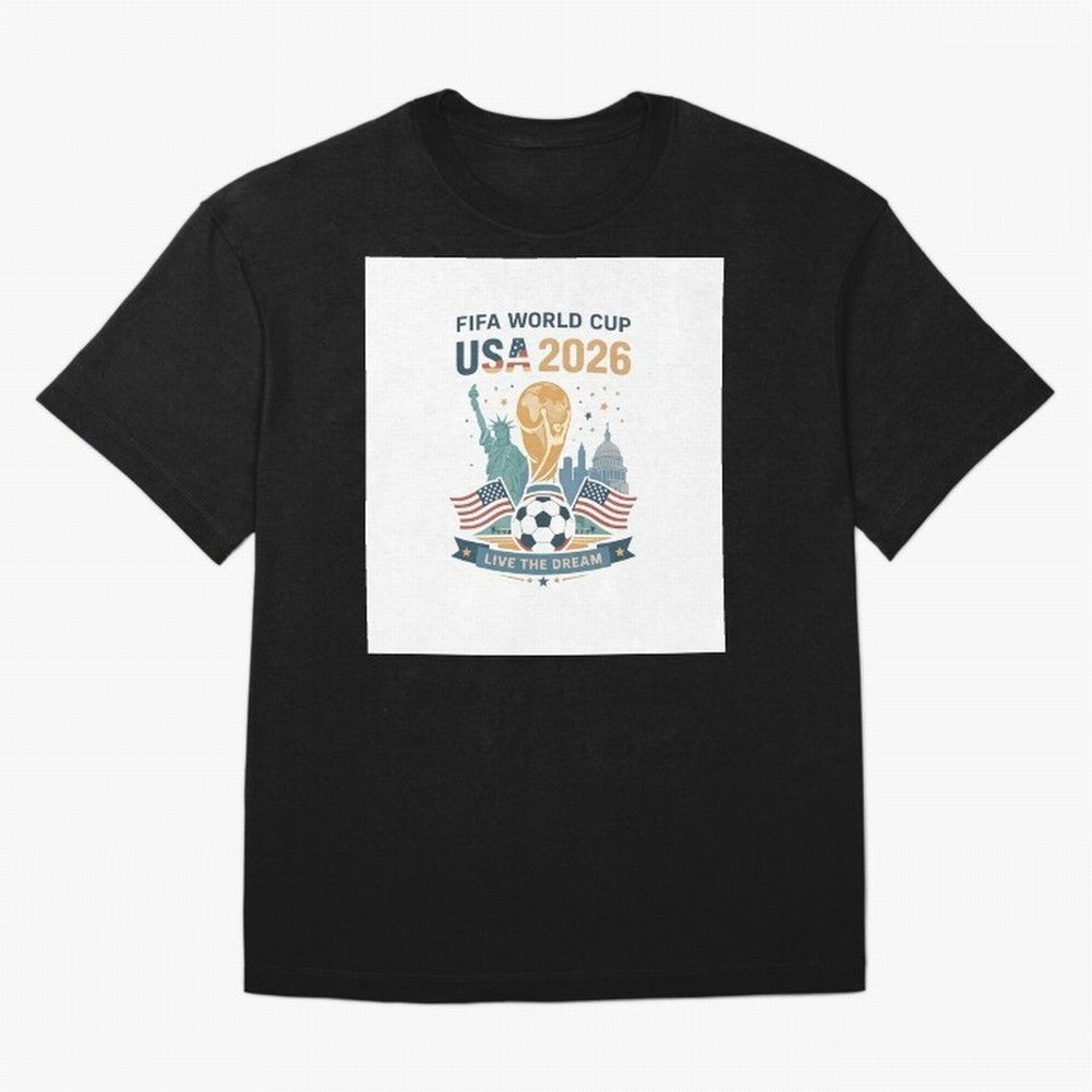Fifa World Cup USA 2026 Classic T-Shirt Feel the Heartbeat of FIFA World Cup 2026 Group Stage Connected to Haaland and Mbappe, England, France and Netherlands Energy, Football History, Final Match Energy, Crowd Noise and Once in a Lifetime Moments;
