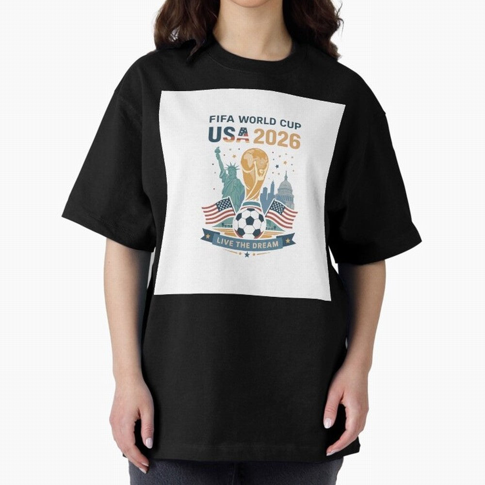 Fifa World Cup USA 2026 Classic T-Shirt Feel the Heartbeat of FIFA World Cup 2026 Group Stage Connected to Haaland and Mbappe, England, France and Netherlands Energy, Football History, Final Match Energy, Crowd Noise and Once in a Lifetime Moments;
