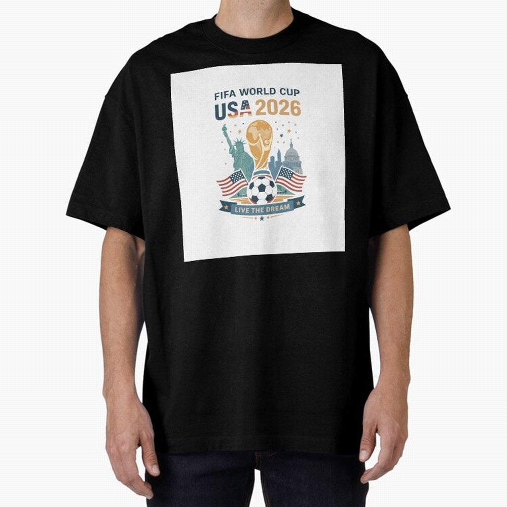 Fifa World Cup USA 2026 Classic T-Shirt Feel the Heartbeat of FIFA World Cup 2026 Group Stage Connected to Haaland and Mbappe, England, France and Netherlands Energy, Football History, Final Match Energy, Crowd Noise and Once in a Lifetime Moments;