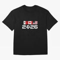 Glitched United 2026 Cup - North America Emblem Part 2 T-Shirt_82924673 Classic T-Shirt Celebrate Global Passion for FIFA World Cup 2026 USA Canada Mexico for Fans of Neymar and Spain and Netherlands, Bringing Match Day Excitement, Supporter