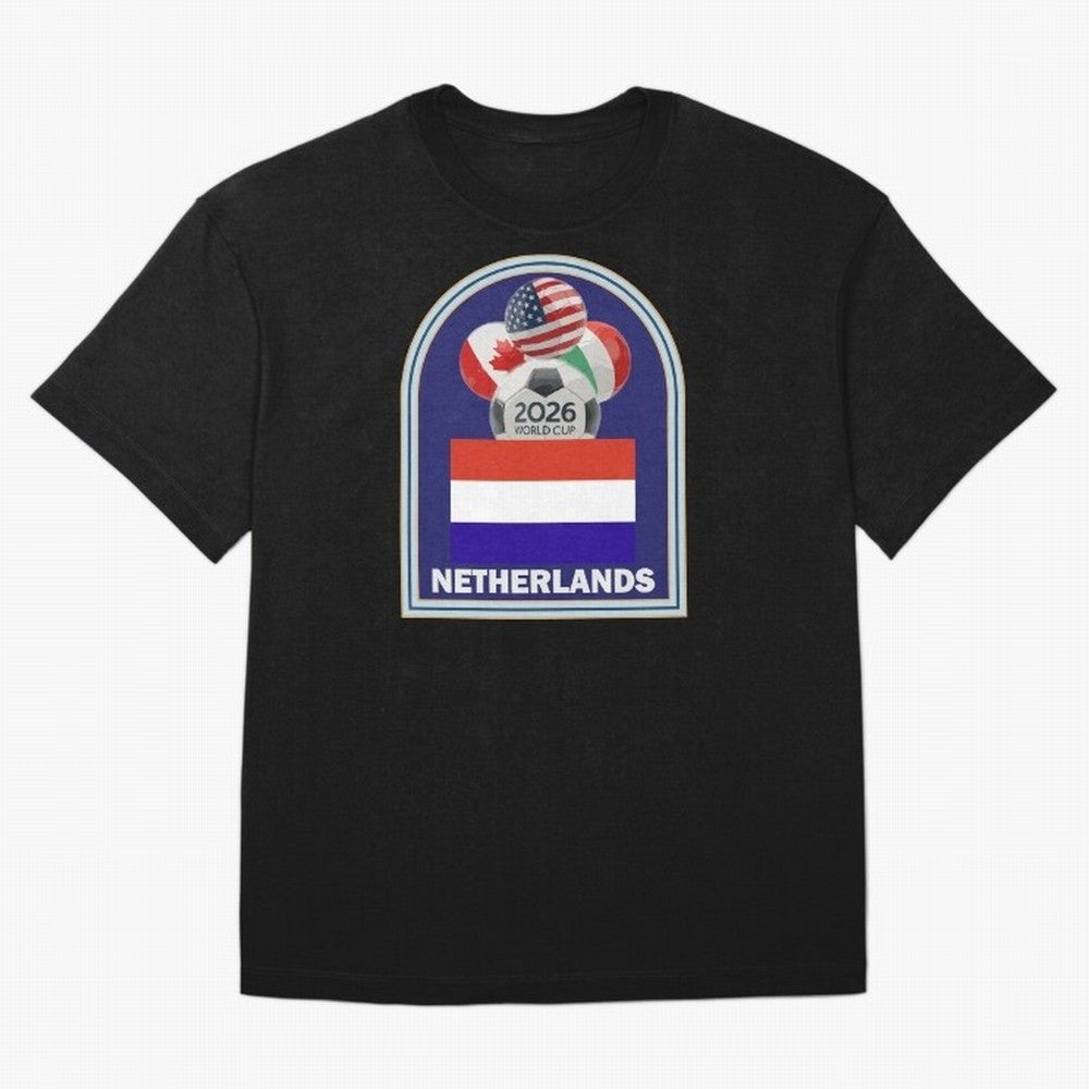 Netherlands 2026 Soccer T-shirt Classic T-Shirt Unlock FIFA World Cup 2026 Group Stage for Fans of Messi, Neymar and Mbappe and Argentina, Bringing Tournament Hype, Historic Matchups, Family Viewing Parties and Global Sports Pride; Built for
