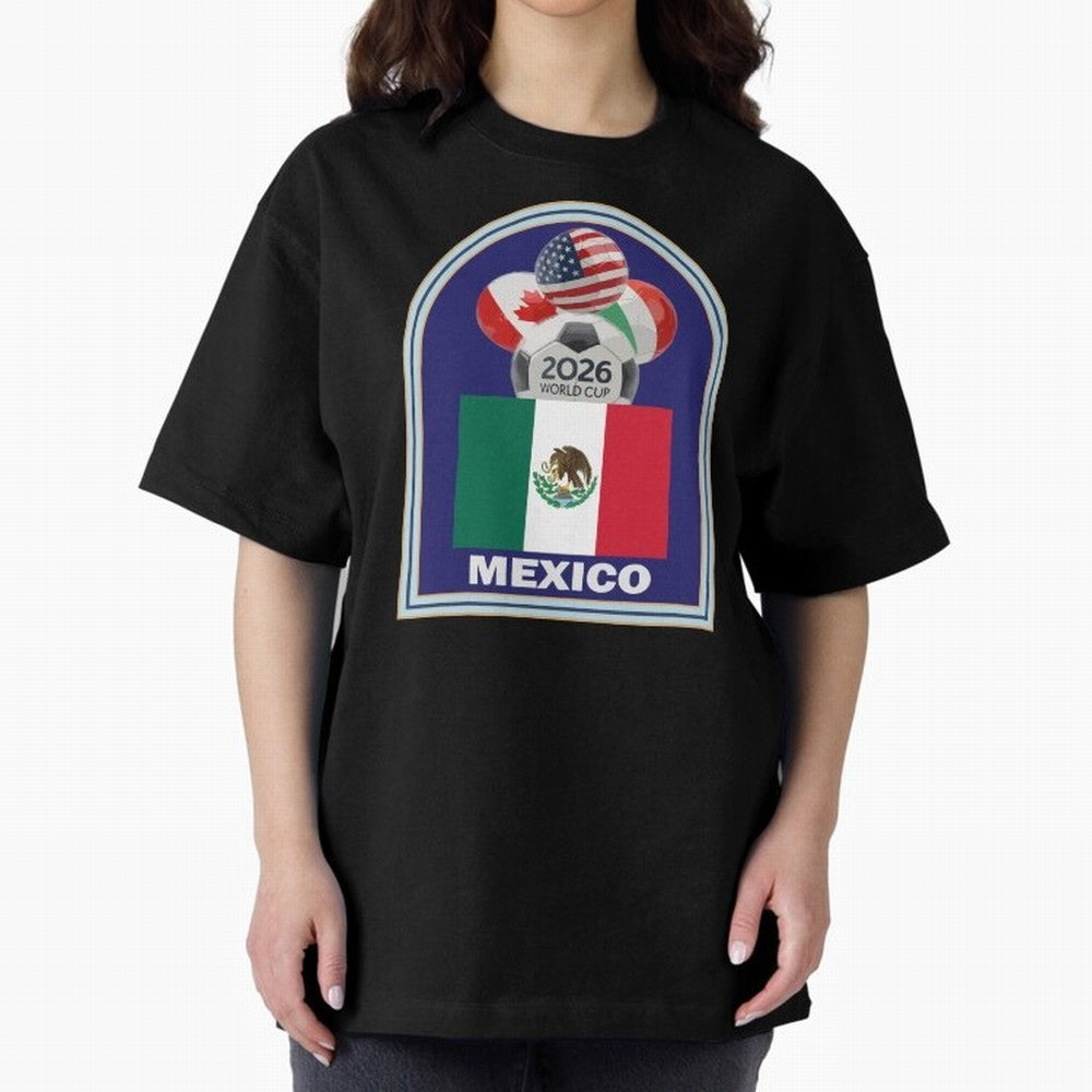 Mexico 2026 Soccer T-shirt Classic T-Shirt Step into FIFA World Cup 2026 Group Stage Spirit, Filled with Argentina, Haaland and Mbappe, Worldwide Fan Energy, Dramatic Goals, Stadium Lights and Championship Celebrations; Great for Watch Parties,