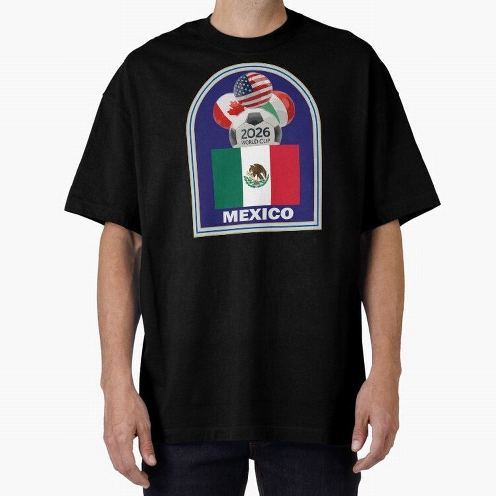 Mexico 2026 Soccer T-shirt Classic T-Shirt Step into FIFA World Cup 2026 Group Stage Spirit, Filled with Argentina, Haaland and Mbappe, Worldwide Fan Energy, Dramatic Goals, Stadium Lights and Championship Celebrations; Great for Watch Parties,
