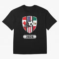 North United America Shield 2026 Cup Classic T-Shirt Share Match Day Hype around FIFA World Cup 2026 Group Stage, Messi, CR7 and Mbappe, Brazil, Portugal and Argentina, Champion Mindset, Group Stage Buzz, Knockout Tension and Passionate Fan