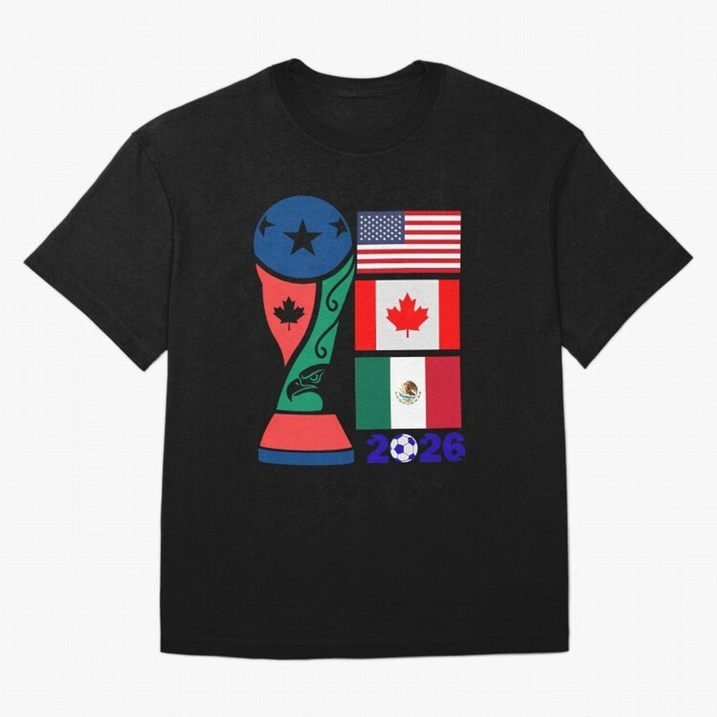 North America Football Unity 2026 Classic T-Shirt Show Your Tournament Heart for FIFA World Cup 2026 Group Stage Spirit, Capturing Brazil, Portugal and Argentina, CR7, Tournament Hype, Historic Matchups, Family Viewing Parties and Global Sports