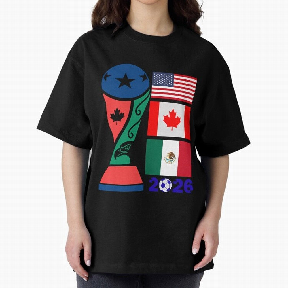 North America Football Unity 2026 Classic T-Shirt Show Your Tournament Heart for FIFA World Cup 2026 Group Stage Spirit, Capturing Brazil, Portugal and Argentina, CR7, Tournament Hype, Historic Matchups, Family Viewing Parties and Global Sports