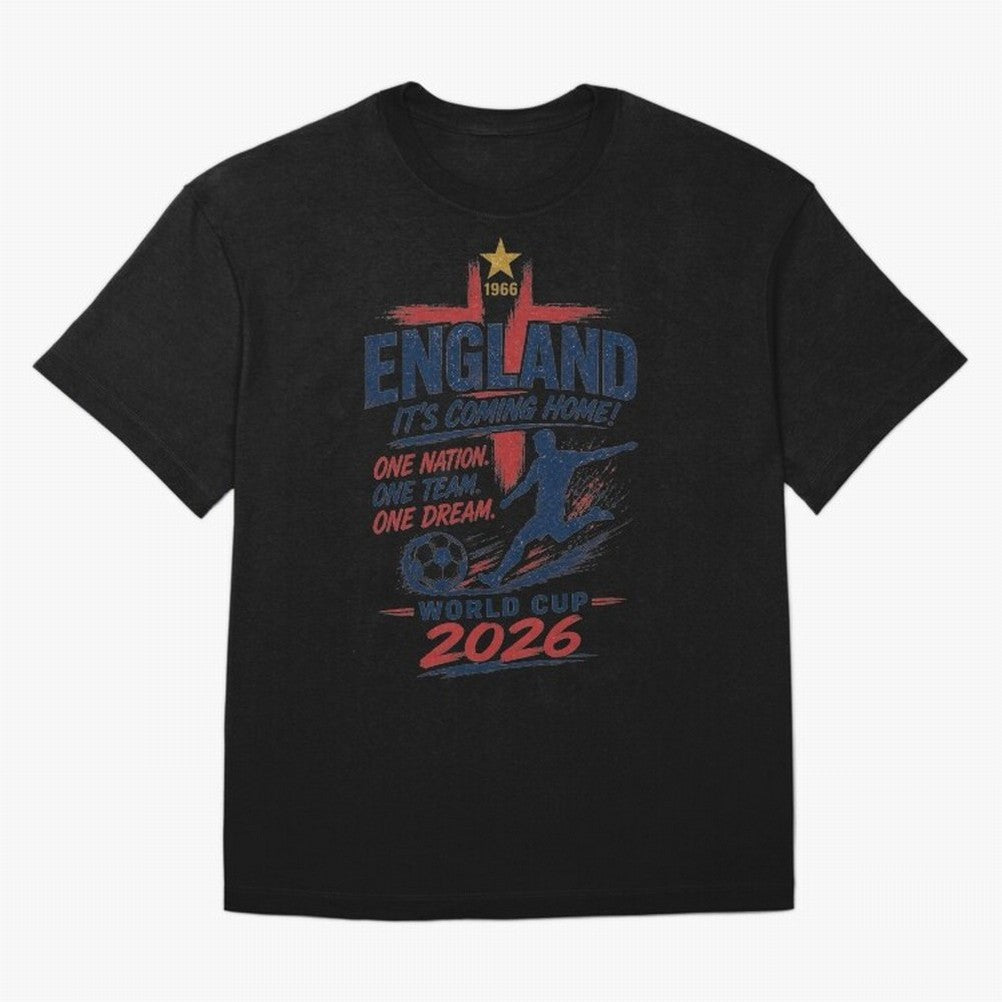 England Fan Art for World Cup 2026 Classic T-Shirt Keep the Legacy of FIFA World Cup 2026 for Fans of Neymar, Haaland and Cristiano Ronaldo and England, Bringing Football Passion, Legendary Performances, Festival Vibes and Supporter Community;