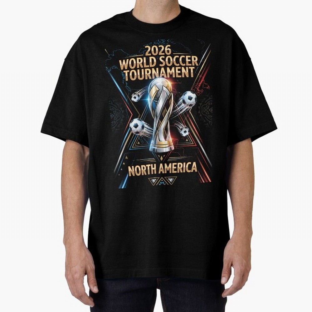 2026 FIFA Classic T-Shirt Live for the Drama of Match Day Hype around FIFA World Cup 2026 Group Stage, Messi, Spain and Netherlands, Worldwide Fan Energy, Dramatic Goals, Stadium Lights and Championship Celebrations; Made for Collectors Who Enjoy