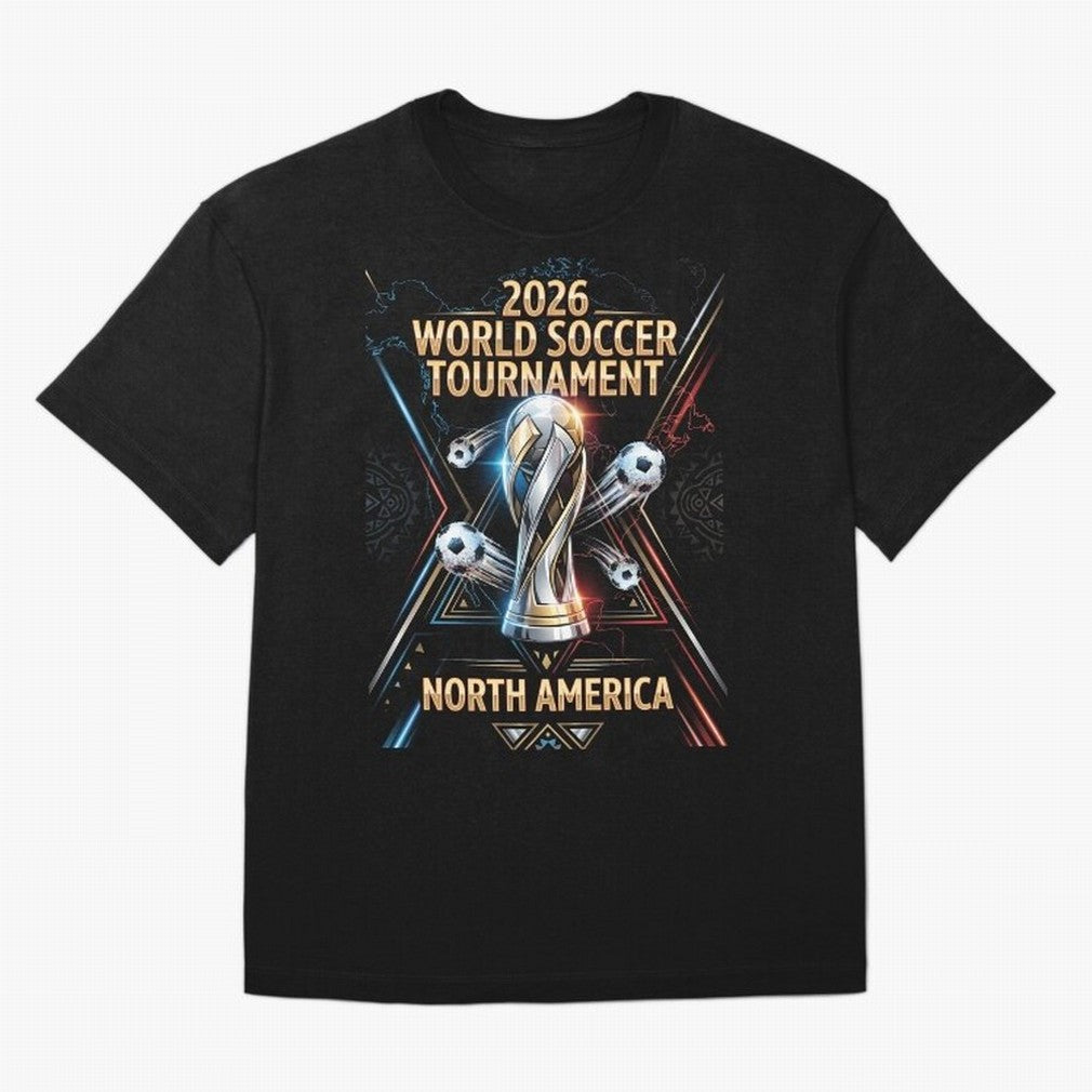 2026 FIFA Classic T-Shirt Live for the Drama of Match Day Hype around FIFA World Cup 2026 Group Stage, Messi, Spain and Netherlands, Worldwide Fan Energy, Dramatic Goals, Stadium Lights and Championship Celebrations; Made for Collectors Who Enjoy