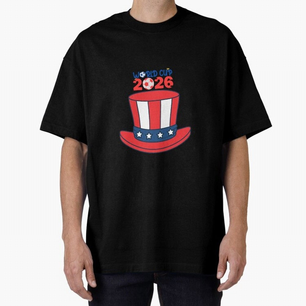 Patriotic Soccer Hat Design for FIFA World Cup 2026 Celebration Classic T-Shirt Stand with FIFA World Cup 2026 Group Stage for Fans of Messi, Neymar and Mbappe and Brazil, Bringing Supporter Pride, Iconic Celebrations, Legendary Names and Global